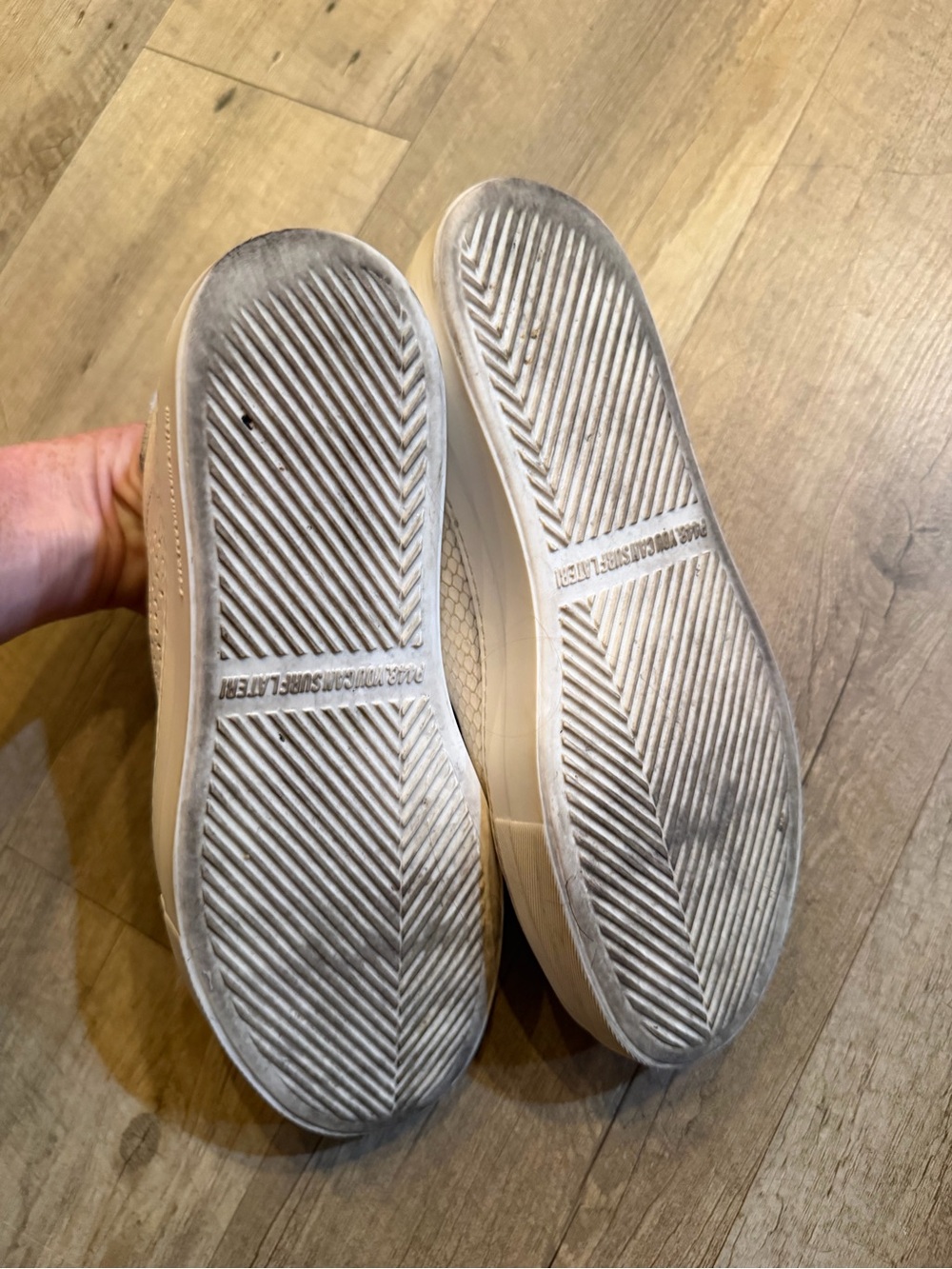 P448 Thea Platform Sneakers | Python Roccia - Picture 8 of 11
